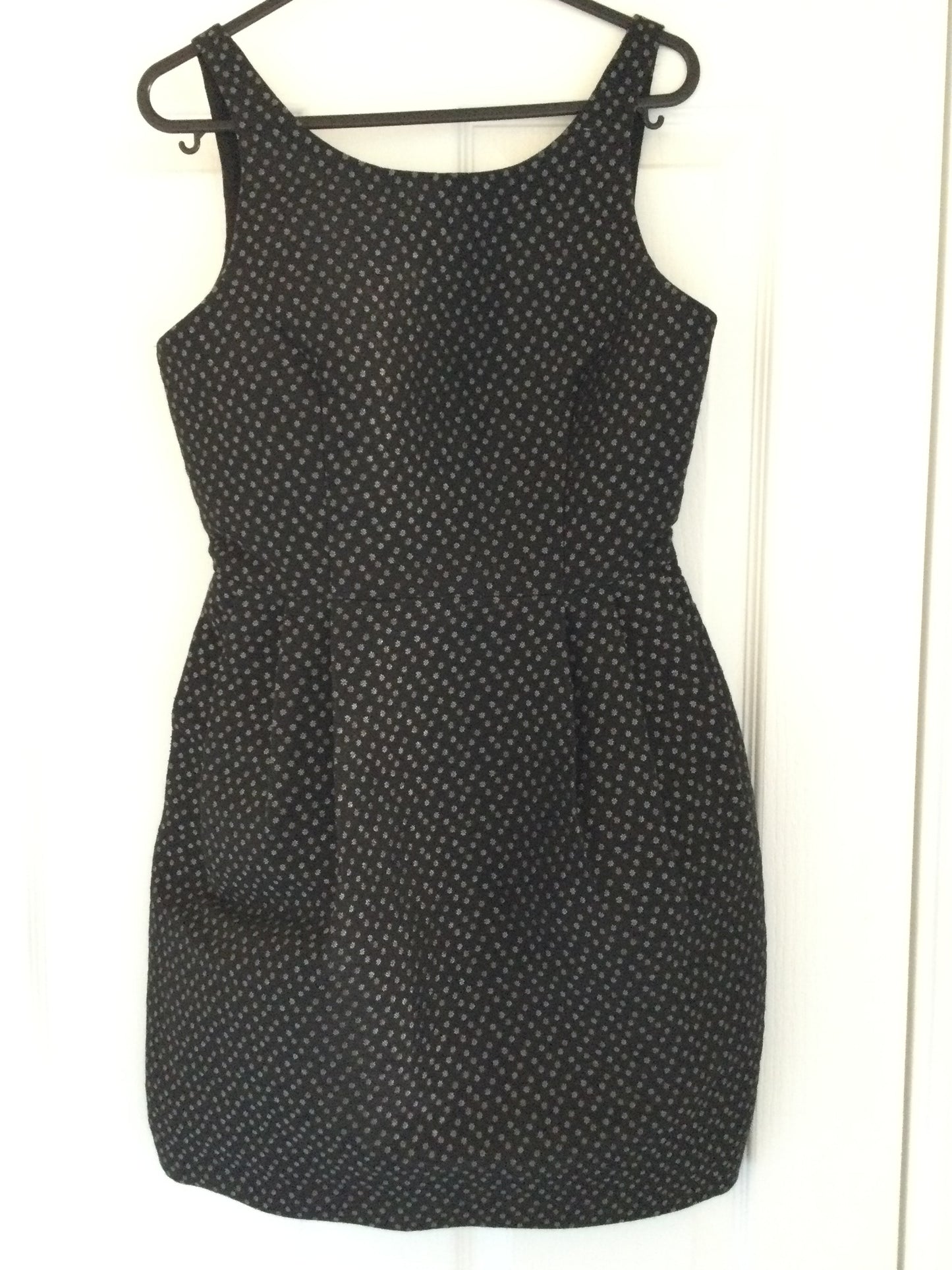 Ladies Jack Wills Black Silver and Gold Bubble Dress Size Uk 8 Small Party Evening Prom Christmas