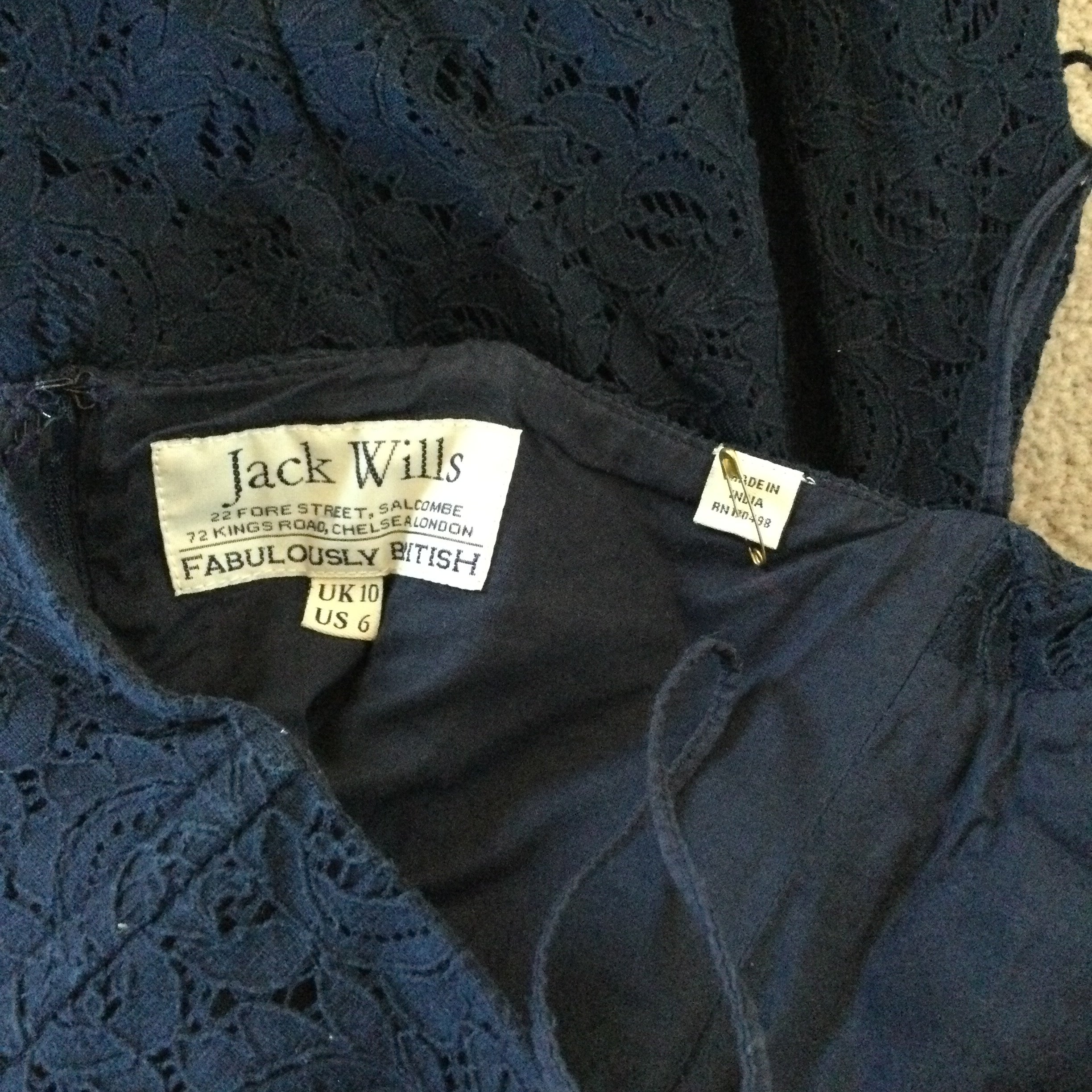 Jack wills hotsell black lace dress